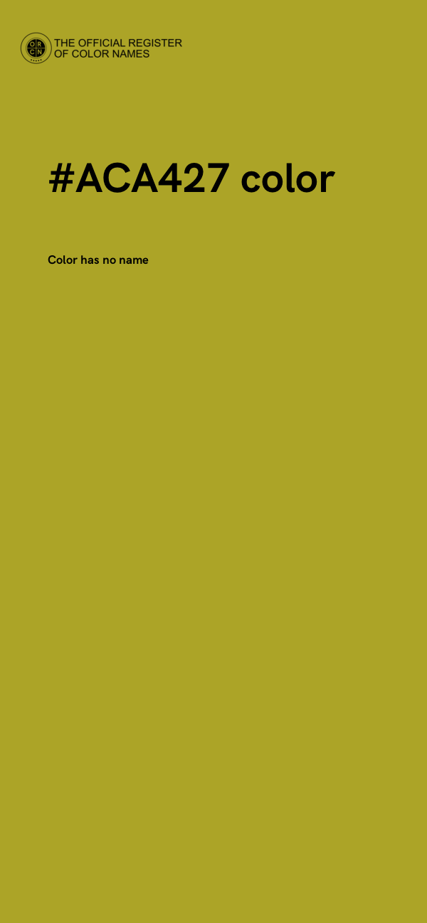 #ACA427 color image