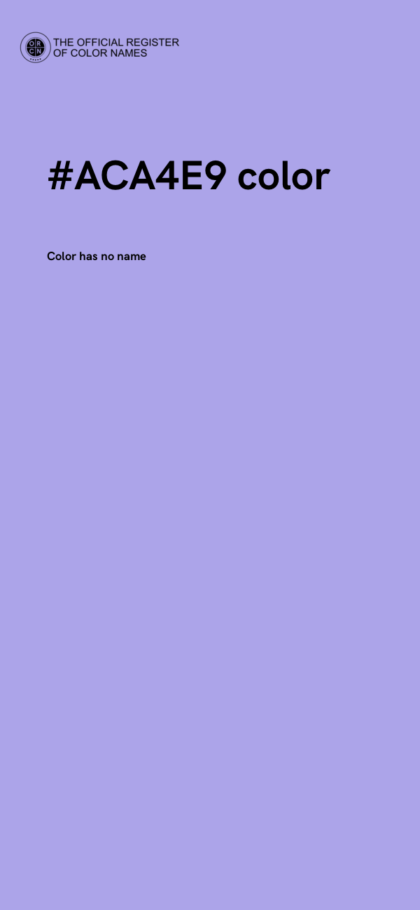 #ACA4E9 color image