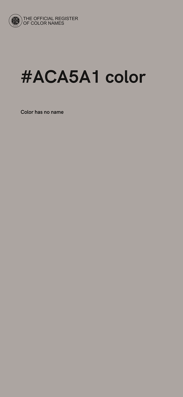 #ACA5A1 color image