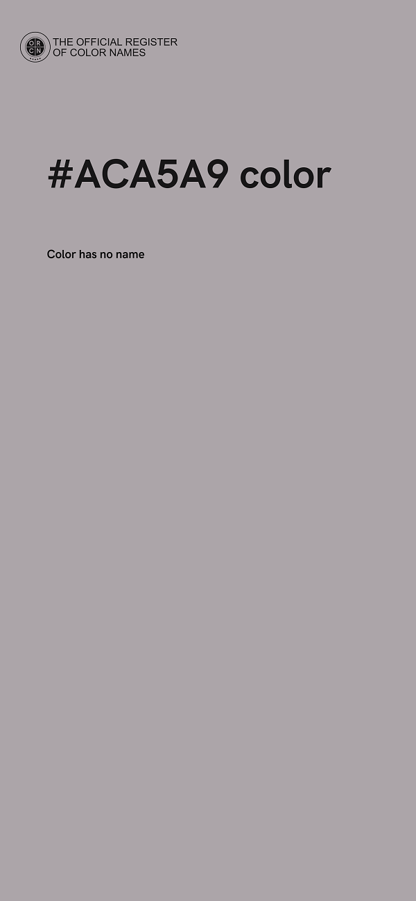 #ACA5A9 color image
