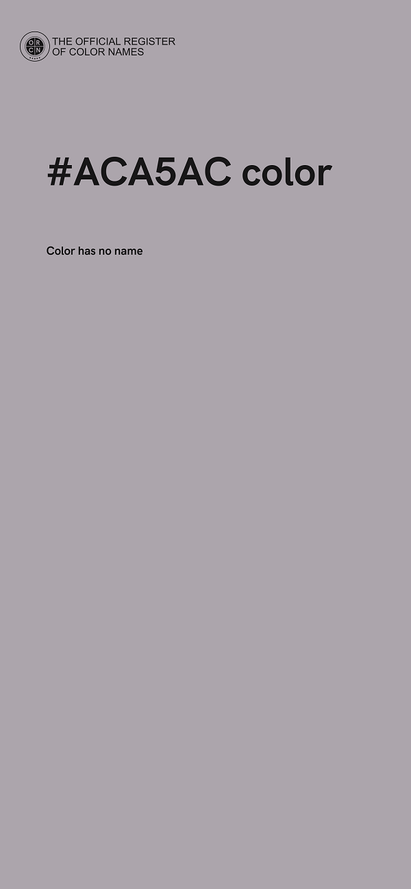 #ACA5AC color image