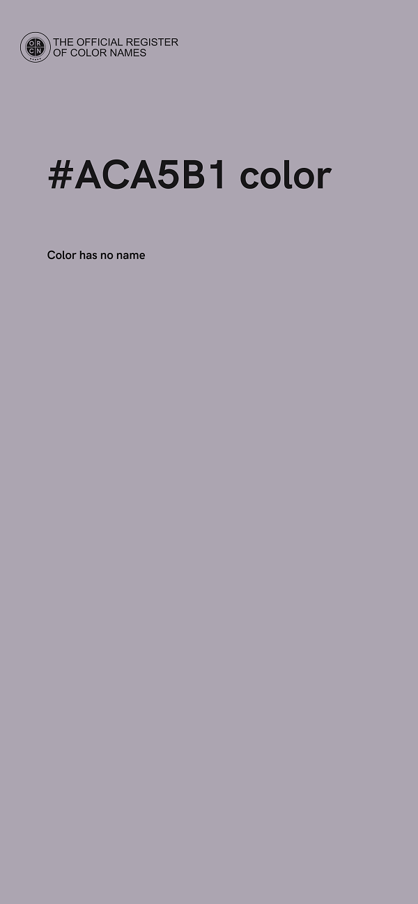 #ACA5B1 color image