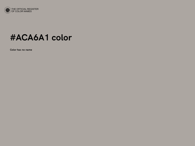 #ACA6A1 color image
