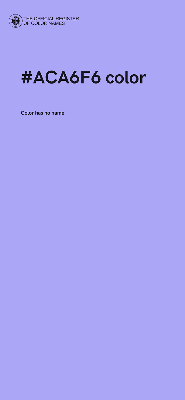 #ACA6F6 color image