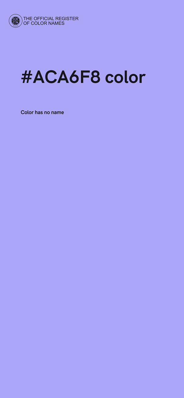 #ACA6F8 color image