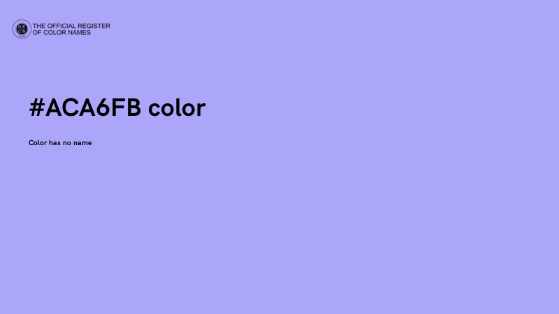 #ACA6FB color image