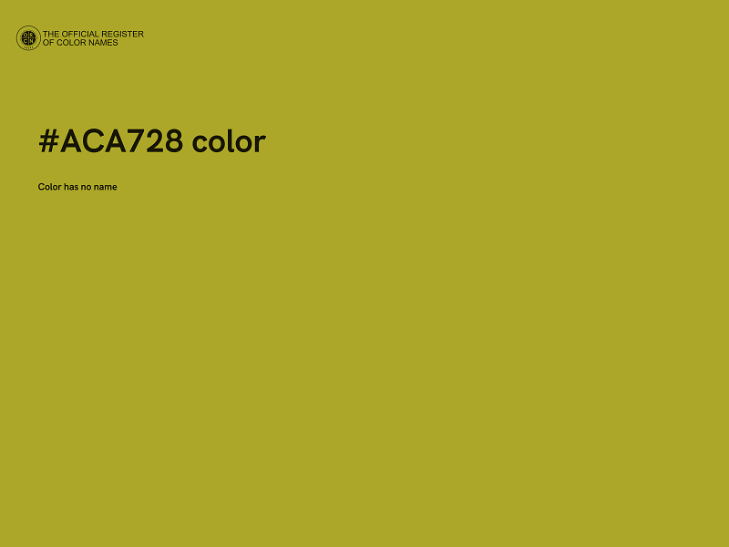 #ACA728 color image