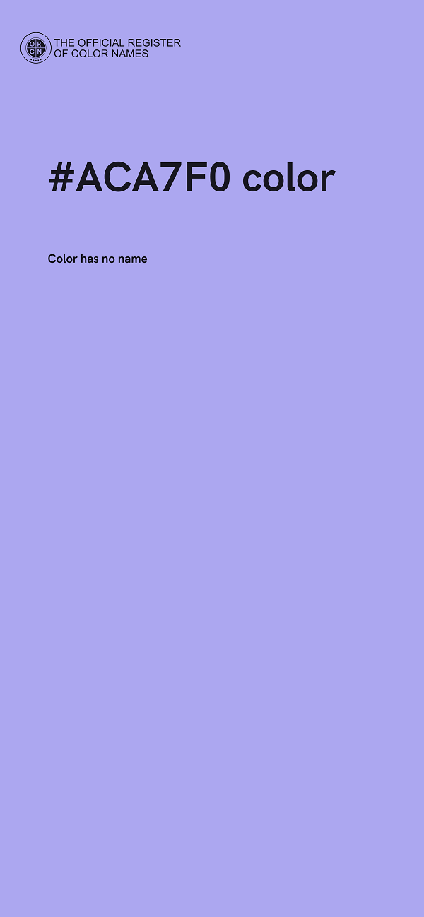 #ACA7F0 color image