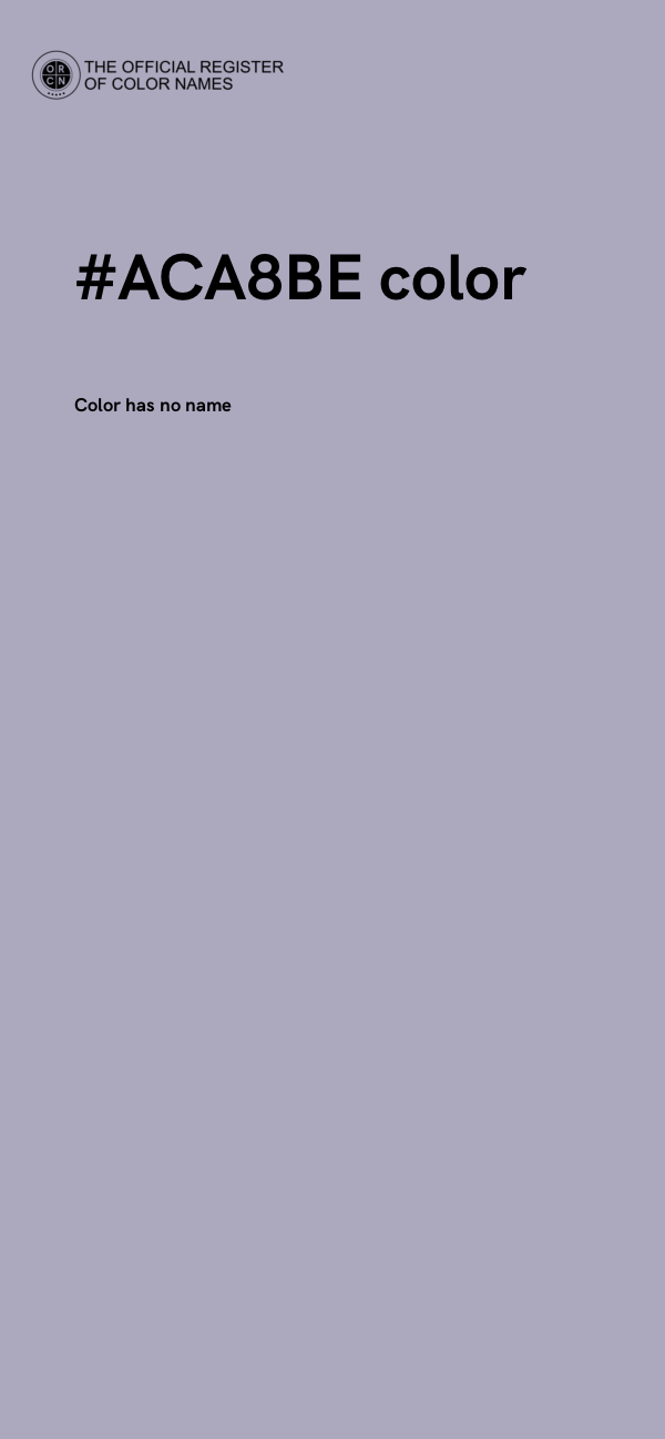 #ACA8BE color image