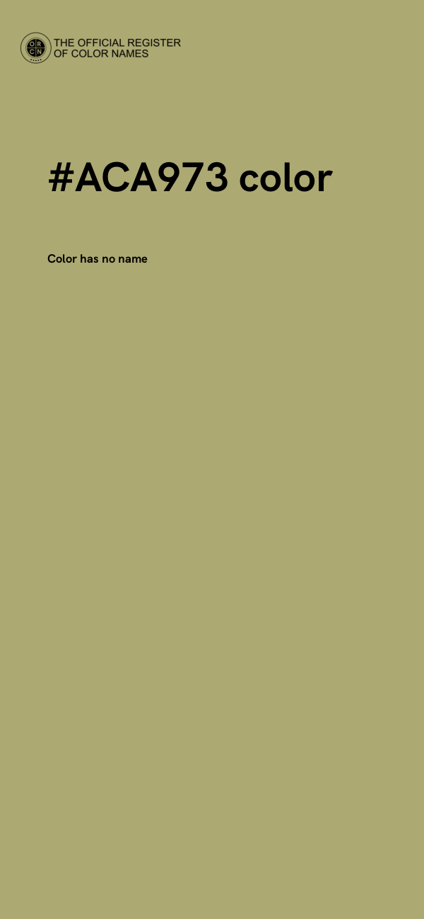#ACA973 color image