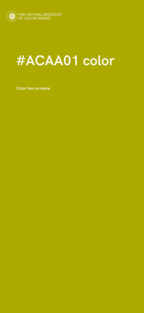 #ACAA01 color image