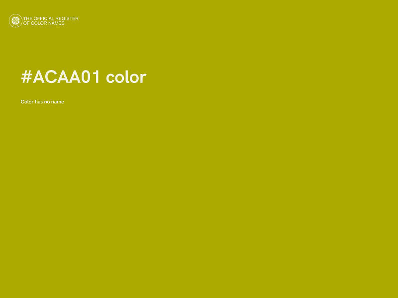 #ACAA01 color image