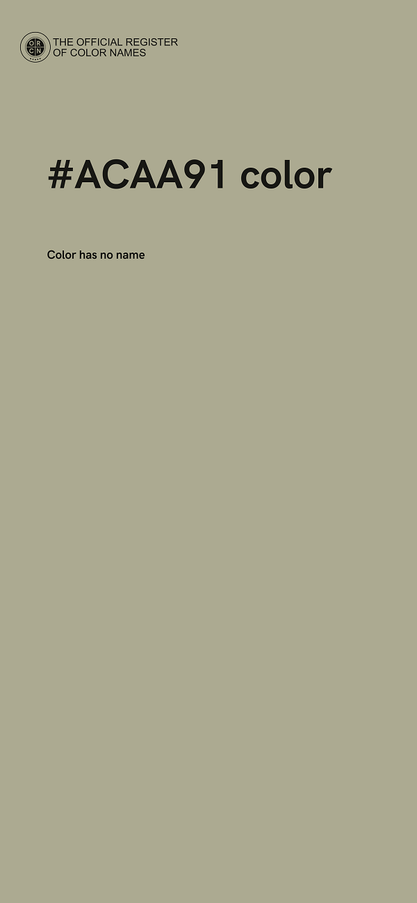 #ACAA91 color image