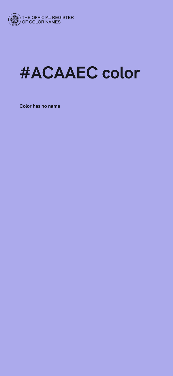 #ACAAEC color image