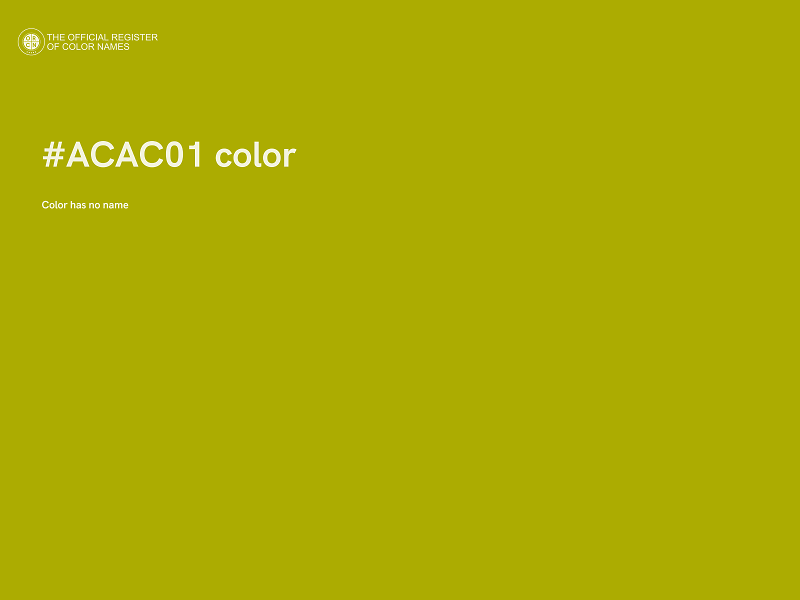 #ACAC01 color image