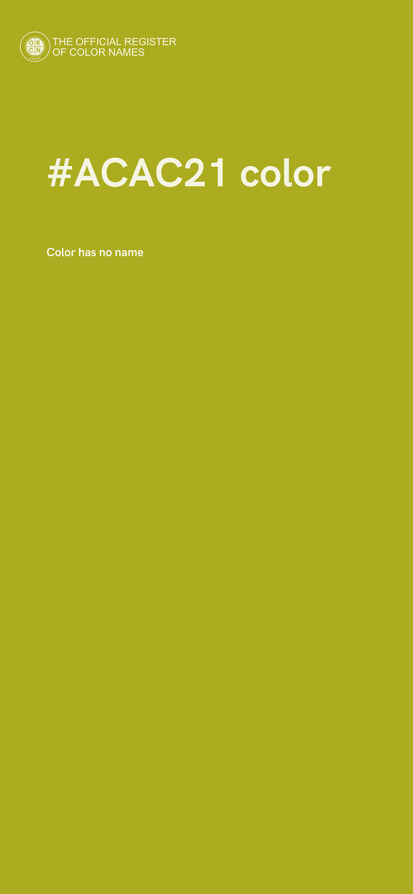 #ACAC21 color image