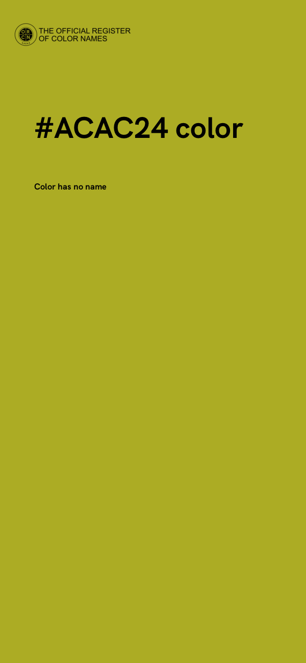 #ACAC24 color image