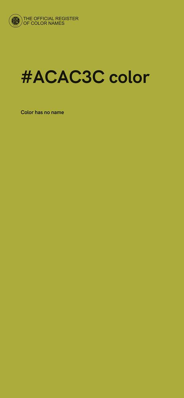 #ACAC3C color image