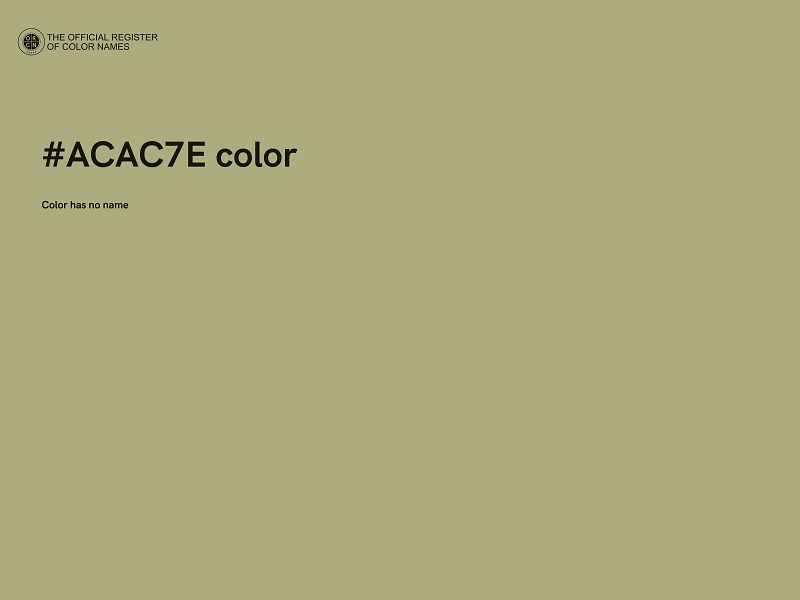 #ACAC7E color image