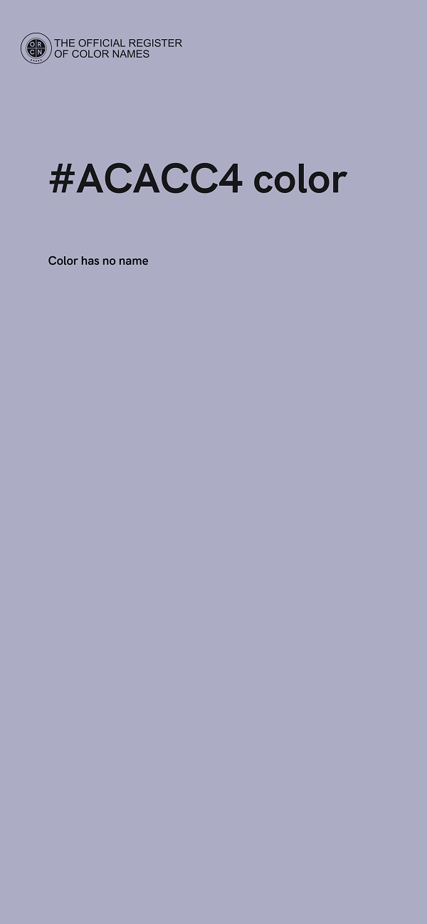 #ACACC4 color image