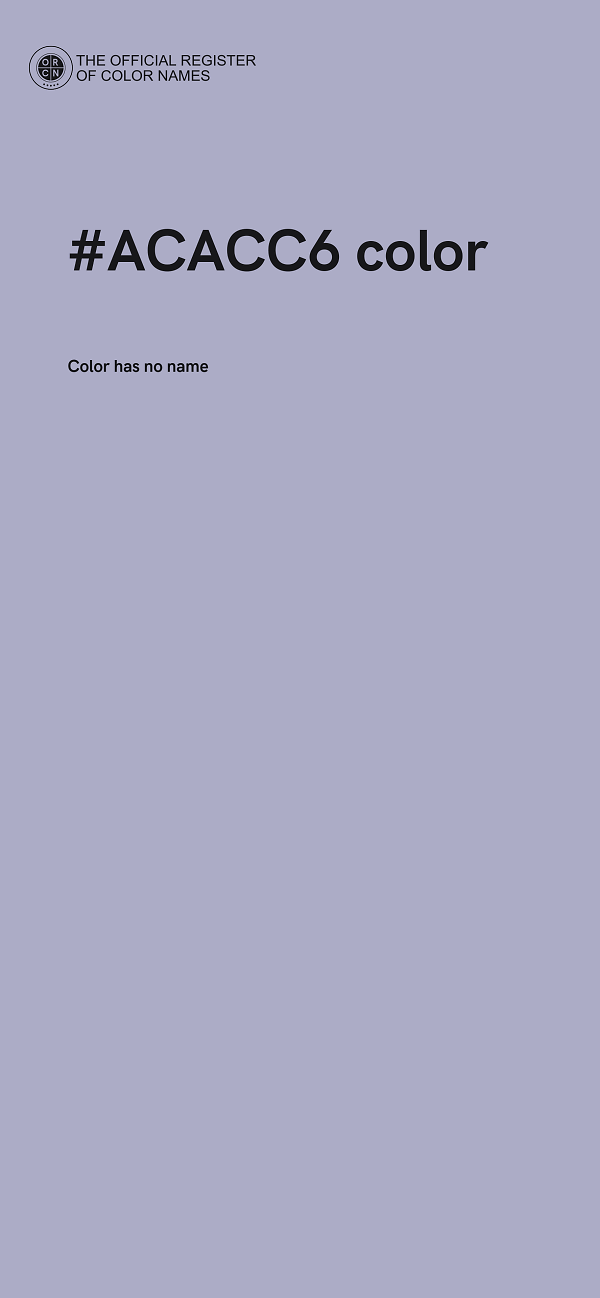 #ACACC6 color image