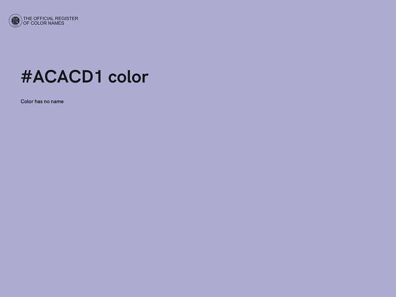 #ACACD1 color image