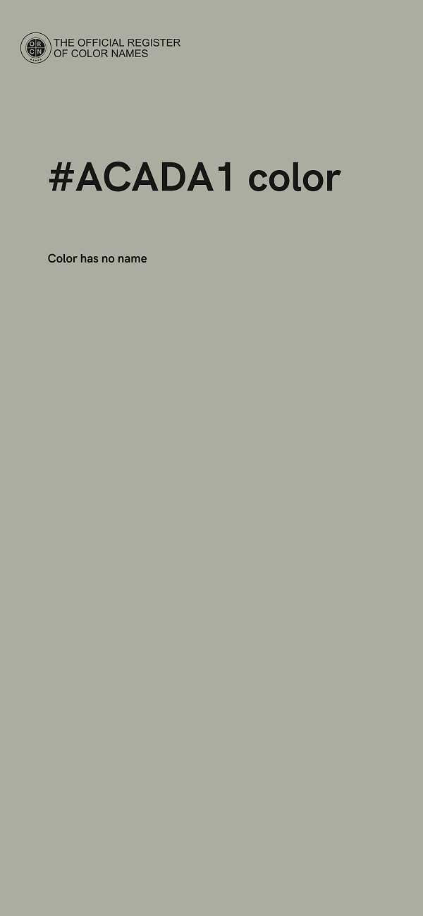 #ACADA1 color image