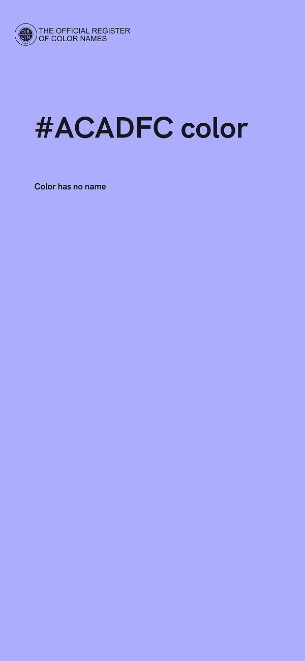 #ACADFC color image