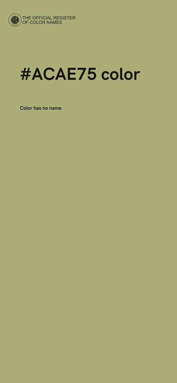 #ACAE75 color image
