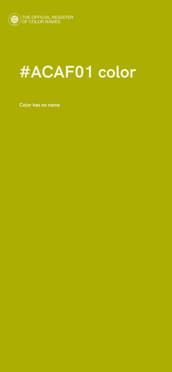 #ACAF01 color image