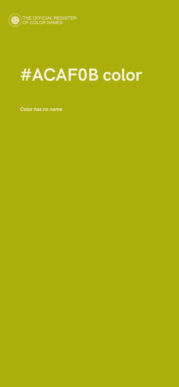 #ACAF0B color image