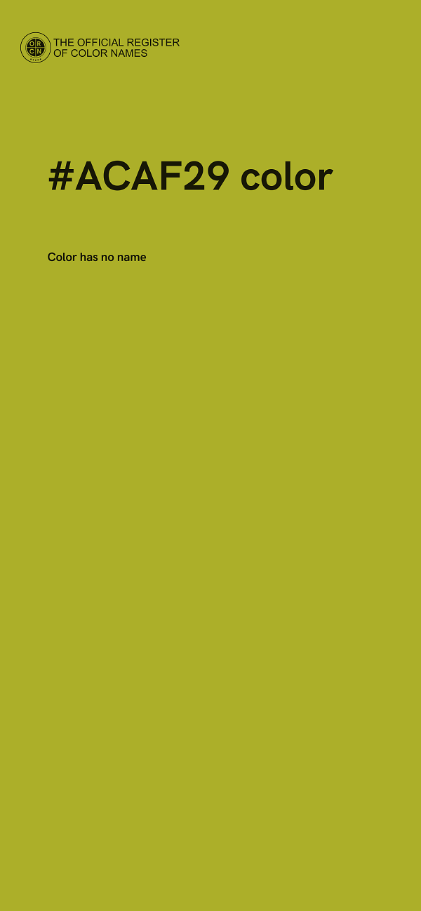 #ACAF29 color image