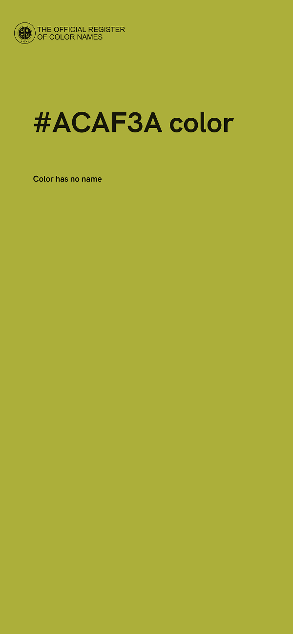 #ACAF3A color image