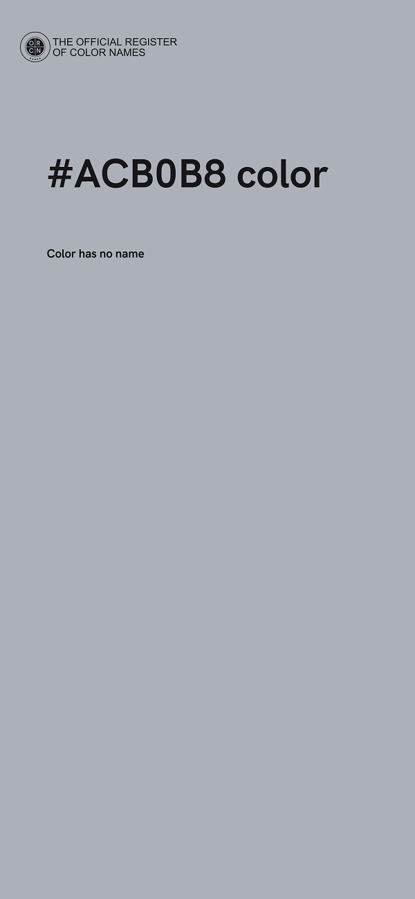 #ACB0B8 color image