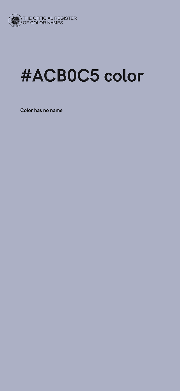 #ACB0C5 color image