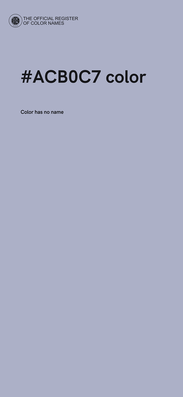 #ACB0C7 color image