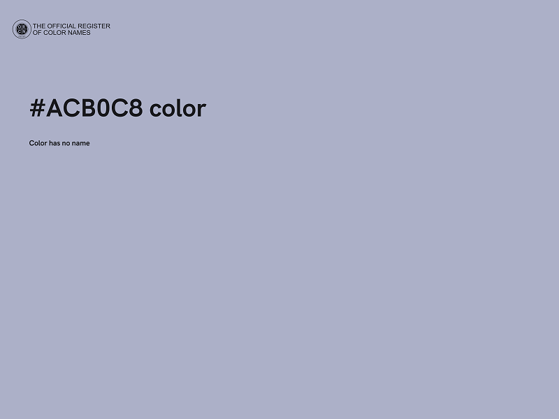 #ACB0C8 color image