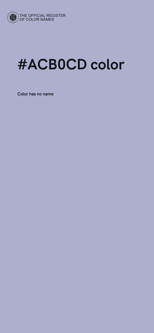 #ACB0CD color image