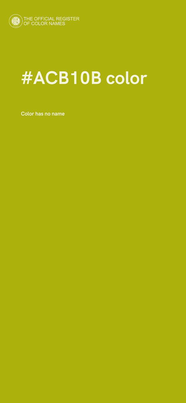 #ACB10B color image