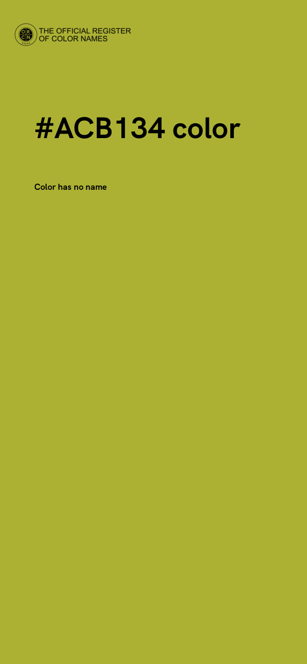 #ACB134 color image