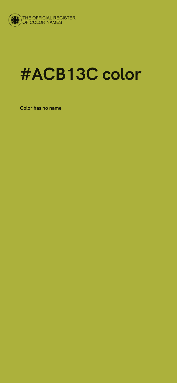 #ACB13C color image
