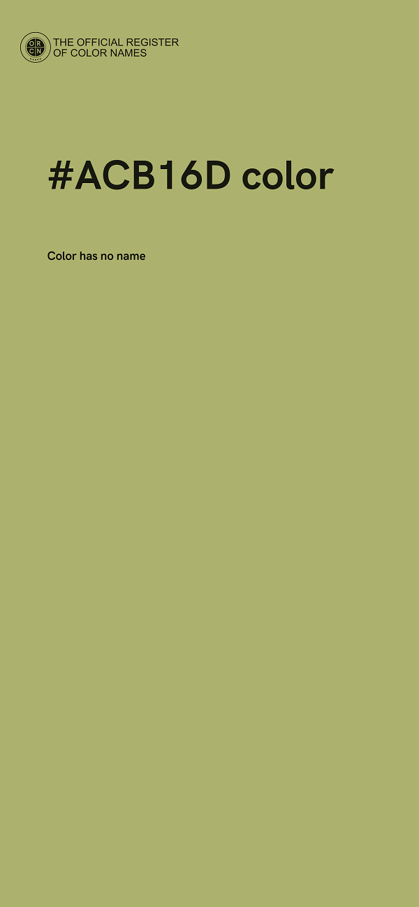 #ACB16D color image