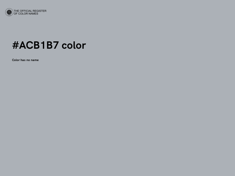 #ACB1B7 color image