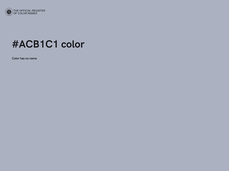 #ACB1C1 color image