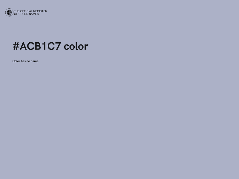 #ACB1C7 color image