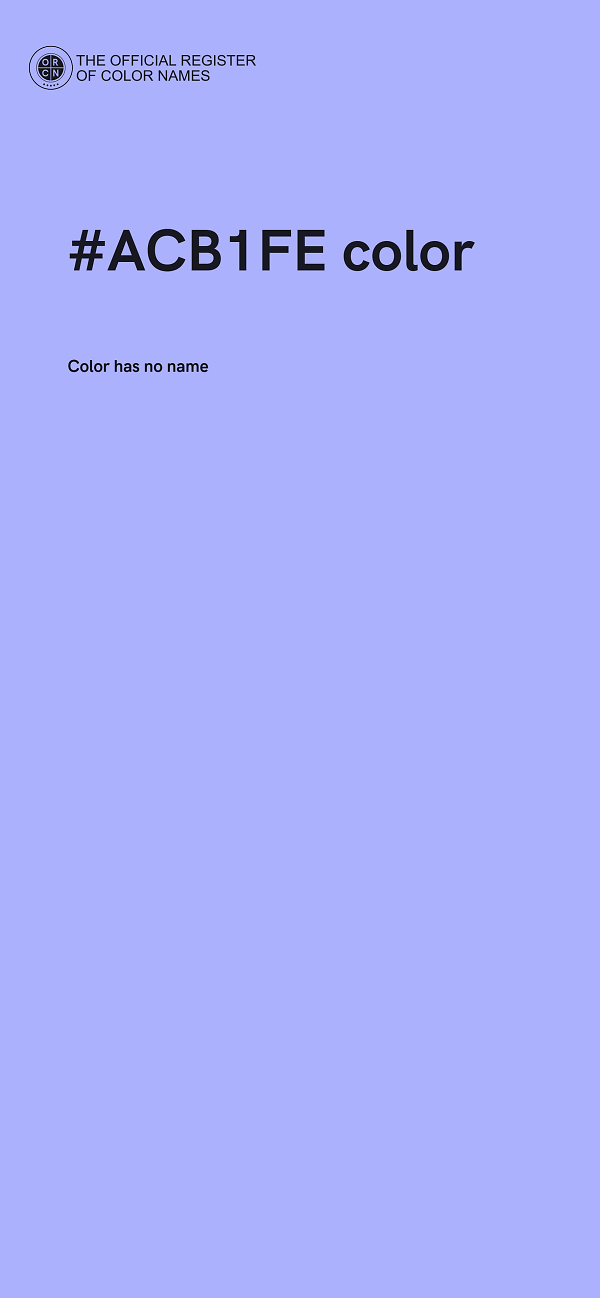 #ACB1FE color image