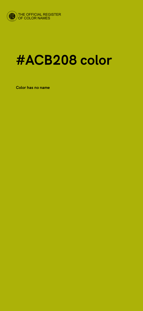 #ACB208 color image