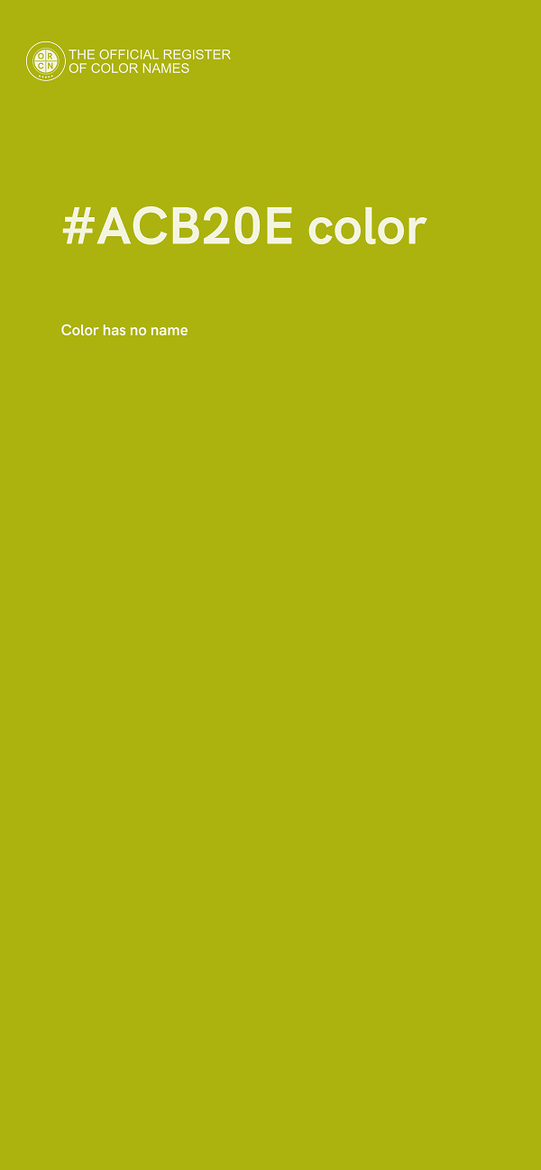 #ACB20E color image