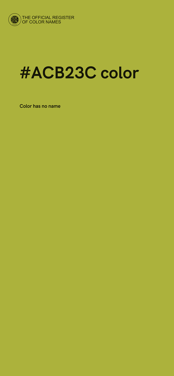 #ACB23C color image