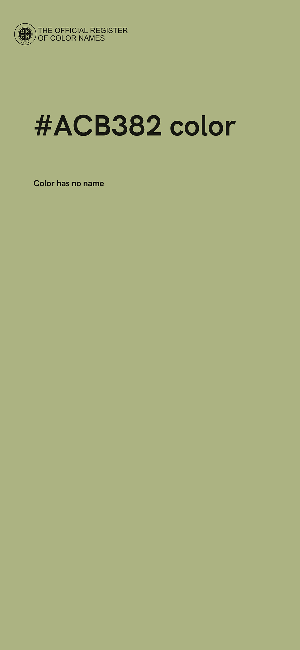 #ACB382 color image